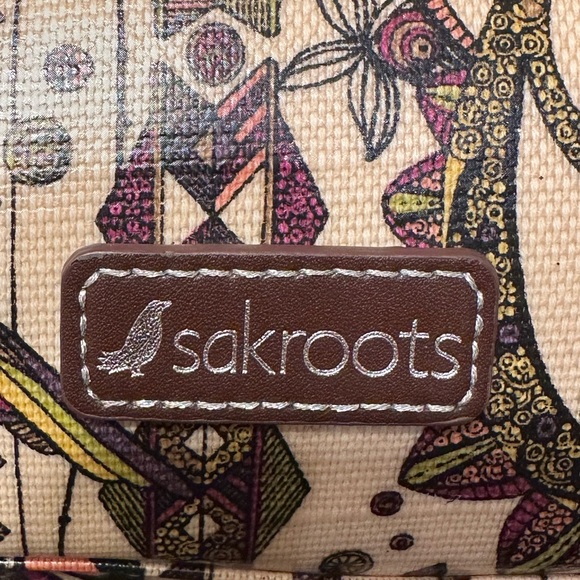 Sakroots Artist Style Cross-Body Bag with Owls - Picture 3 of 8